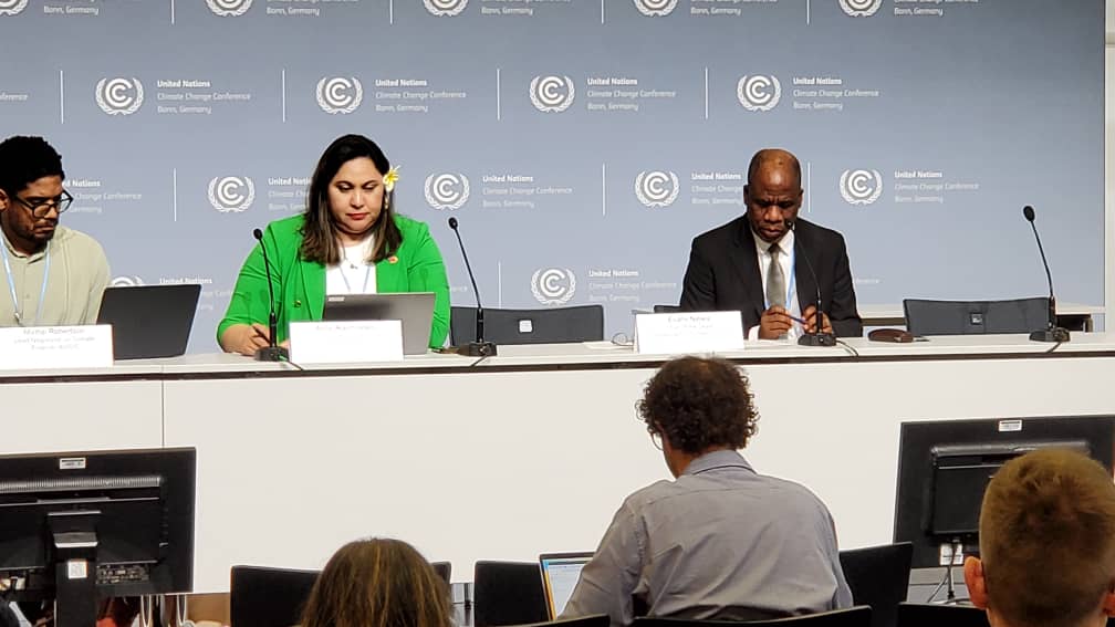 LDCChairUNFCCC's tweet image. As #SB60 kicks off, I joined @AOSISChair to stress that the new #ClimateFinance goal must cover mitigation, adaptation, and loss &amp;amp; damage. It should ensure equitable access for LDCs. The old $100B target is insufficient. Developed countries must lead in providing these funds.