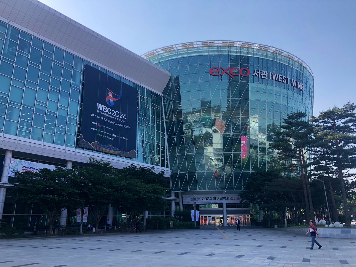 Tim Woodfield (@tim_woodfieldnz) on Twitter photo That’s a wrap on hugely successful <a href="/wbc2024/">WBC2024</a> Daegu Korea! Had privilege to present keynote on our work developed in #CReaTE Gp <a href="/otago/">University of Otago</a> <a href="/OtagoCHCH/">OtagoCHCH</a>. Co-Chair <a href="/ISBioFab/">Intl Soc Biofab</a> session. Co-Chair Prof <a href="/joaofmano/">João Mano</a>’s Plenary talk with <a href="/abhay_curam/">Abhay Pandit</a>. As Joao said “the Olympic Games of biomaterials” That’s a wrap on hugely successful <a href="/wbc2024/">WBC2024</a> Daegu Korea! Had privilege to present keynote on our work developed in #CReaTE Gp <a href="/otago/">University of Otago</a> <a href="/OtagoCHCH/">OtagoCHCH</a>. Co-Chair <a href="/ISBioFab/">Intl Soc Biofab</a> session. Co-Chair Prof <a href="/joaofmano/">João Mano</a>’s Plenary talk with <a href="/abhay_curam/">Abhay Pandit</a>. As Joao said “the Olympic Games of biomaterials”