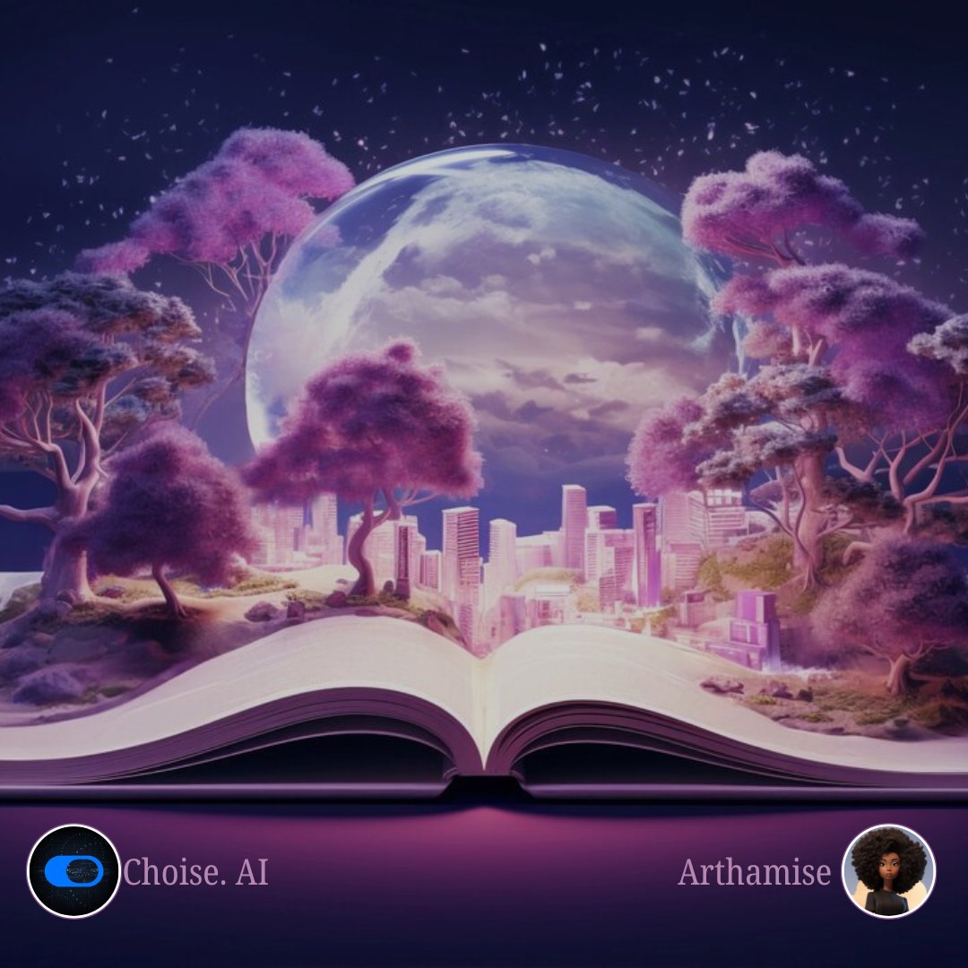 Arthamise's tweet photo. Choise meaning Choice
A choice taken from many.
In the realm where finance collides with the digital bodies,
@ChoiseAi waltz in like the god Zeus, bringing forth innovation,
A dance of blockchain and fiat, hand in hand,
Together, they sail into a land of adventure.
#PoemForCHO https://t.co/OMPkVIHu21