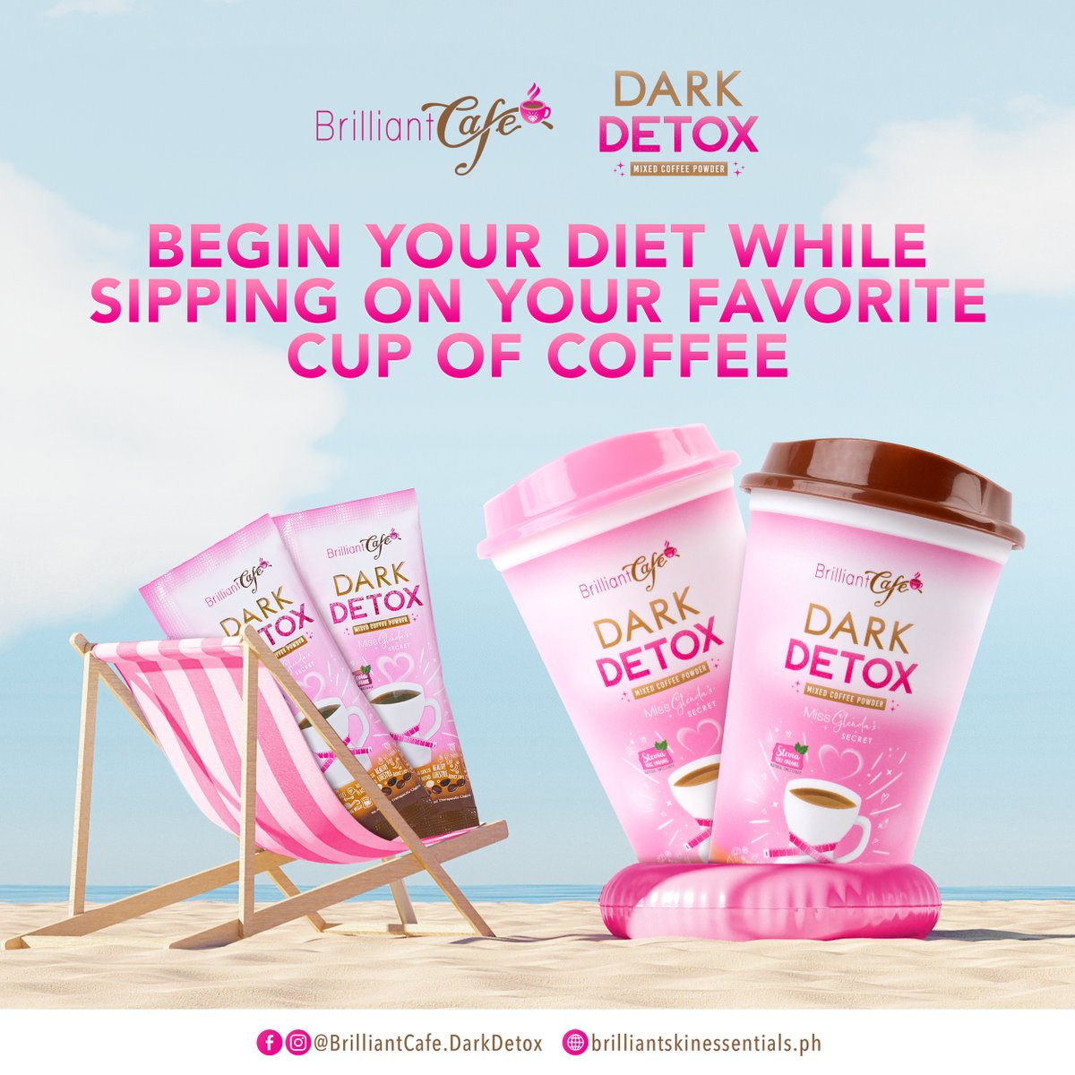 It's time to begin your diet! ☕️

Sip your way to better health and wellness with every cup of Dark Detox Coffee. 🥰

#BrilliantCafeDarkDetoxCoffee 
#BrilliantSkinEssentials