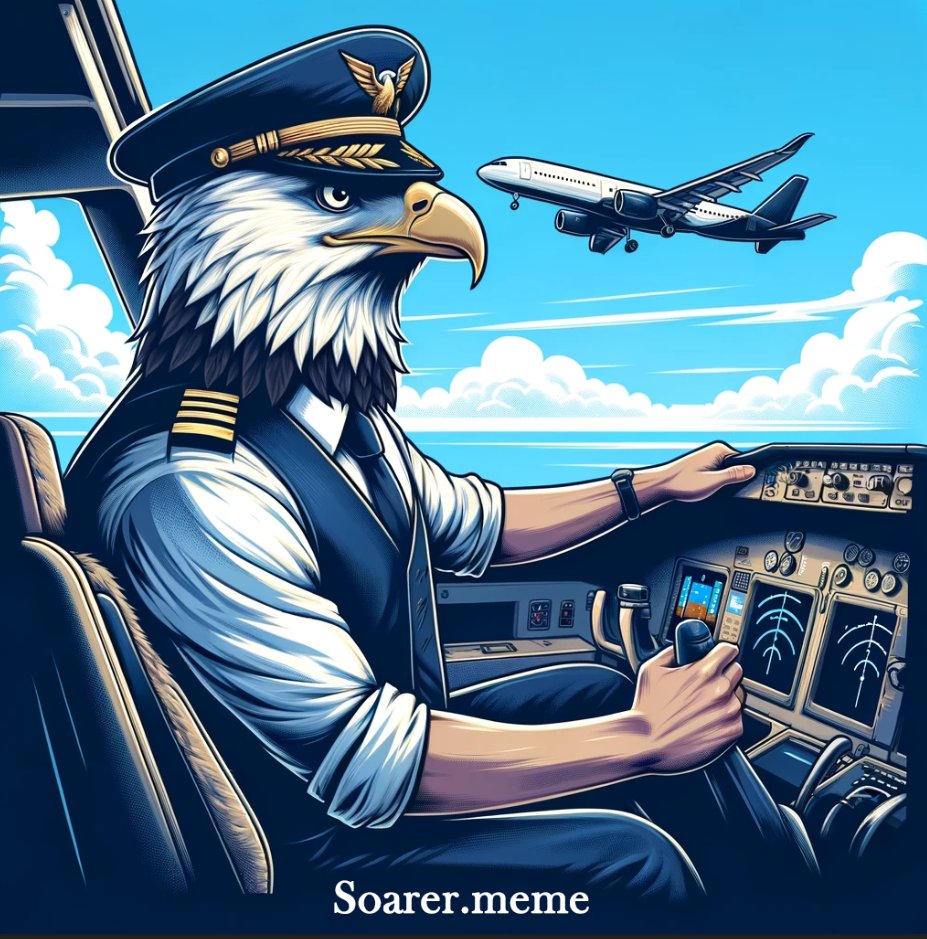 Soarer_meme's tweet photo. Soarer understands that not everyone knows how to soar high, but is ready to take us there! Who's coming?
#Soarer #Soar #CryptoCommunity #ToTheMoon #Crypto #meme #nft #blockchain #cryptocurrency https://t.co/ycFPIFEvo8
