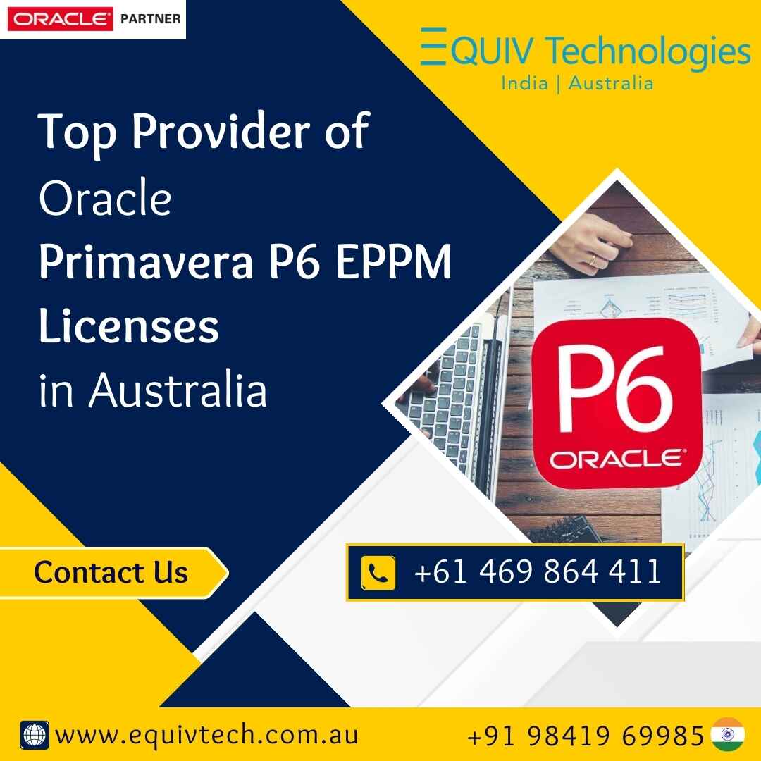 EquivTech's tweet image. EquivTechnologies: Your Premier Provider of Oracle Primavera P6 EPPM Licenses in Australia
#equivtechnologies #equivtech #primavera #primaverap6 #p6eppm #oracle #oraclepartner #oracleprimavera #p6license #australia #india #OraclePrimaveraP6 #ITConsulting #oraclelicense #services