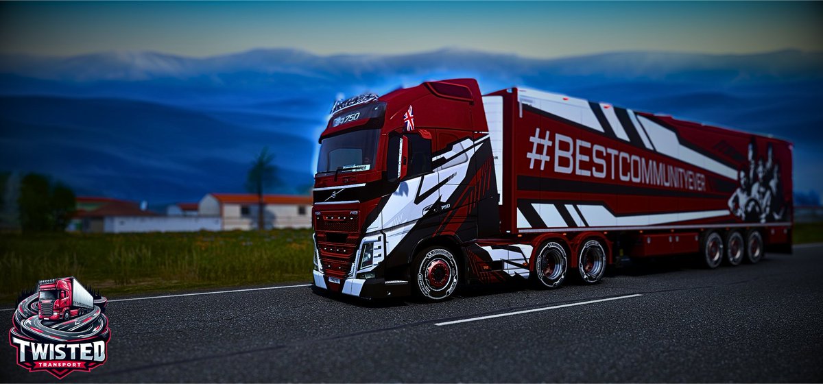 ThePyeLive's tweet photo. Few pics from last night representing my new VTC @Twisted_VTC ! 

#vtc #ets2 #eurotrucksimulator2 #scania #volvo #trucking #gaming #gamer #pcgaming #pcgamer #thrustmaster #truckphoto #fightinghaggis https://t.co/lpfDVH0Uqy