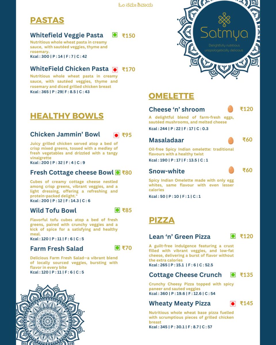 SatmyaFoods's tweet photo. Dive into our healthy menu filled with fresh, vibrant dishes that are as nutritious as they are delicious.

Visit Satmya

#SatmyaCommunity https://t.co/PJKTL7rhtm