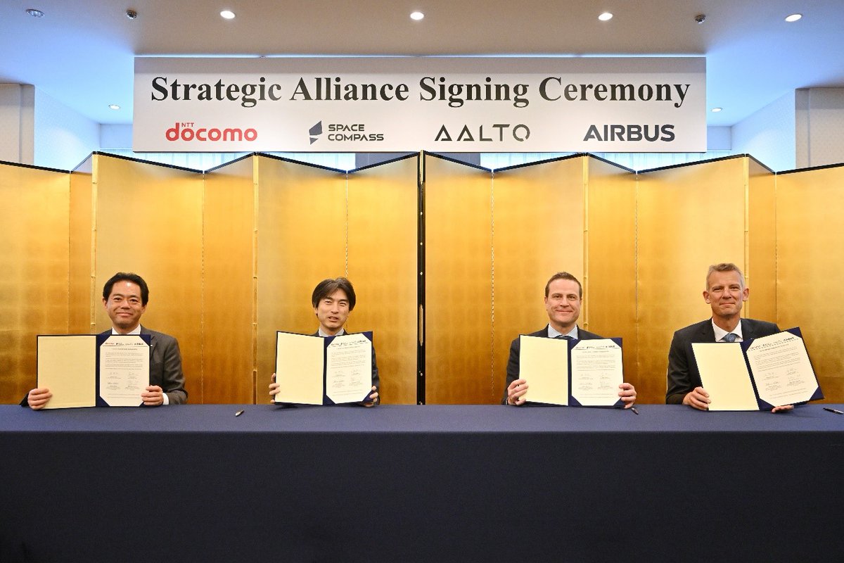 samerhalawi's tweet photo. A consortium of Japanese businesses, led by @DOCOMO and @SpaceCompassCo1, has committed to invest US$100m in @AALTOHAPS. This is a significant milestone for our business. #TheFutureIsStratospheric. Read the press release to learn more: https://t.co/TDc3ArzFIN https://t.co/8lRxn46o8E