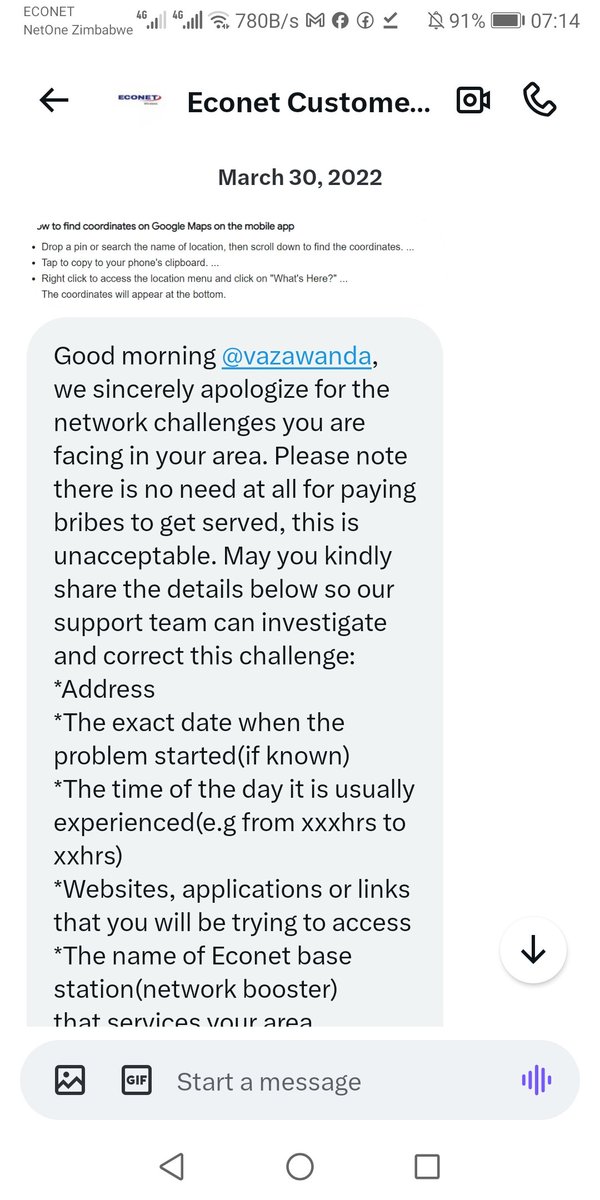 vazawanda's tweet photo. Hi @econetzimbabwe @econet_support why is it difficult to solve network challenges in Rydale Ridge Park dating back to 2016? We are now tired year after year no change. Please assist us https://t.co/Ah9EKUx3ma