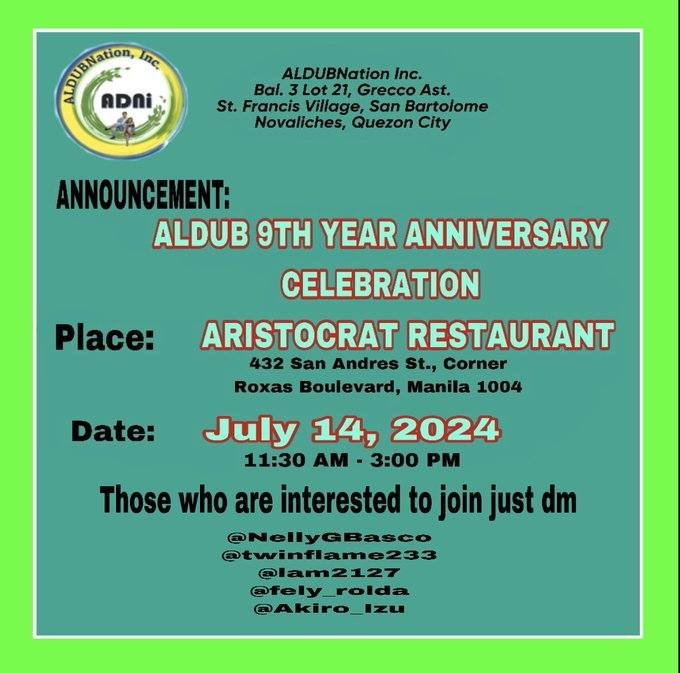 #BOYCOTTEatBulaga1181
Tara po d2, sama sama uli tayo. Happy ❤️ TBADN🤗. Walang makakagiba sa atin, GOD IS WITH US.🙏