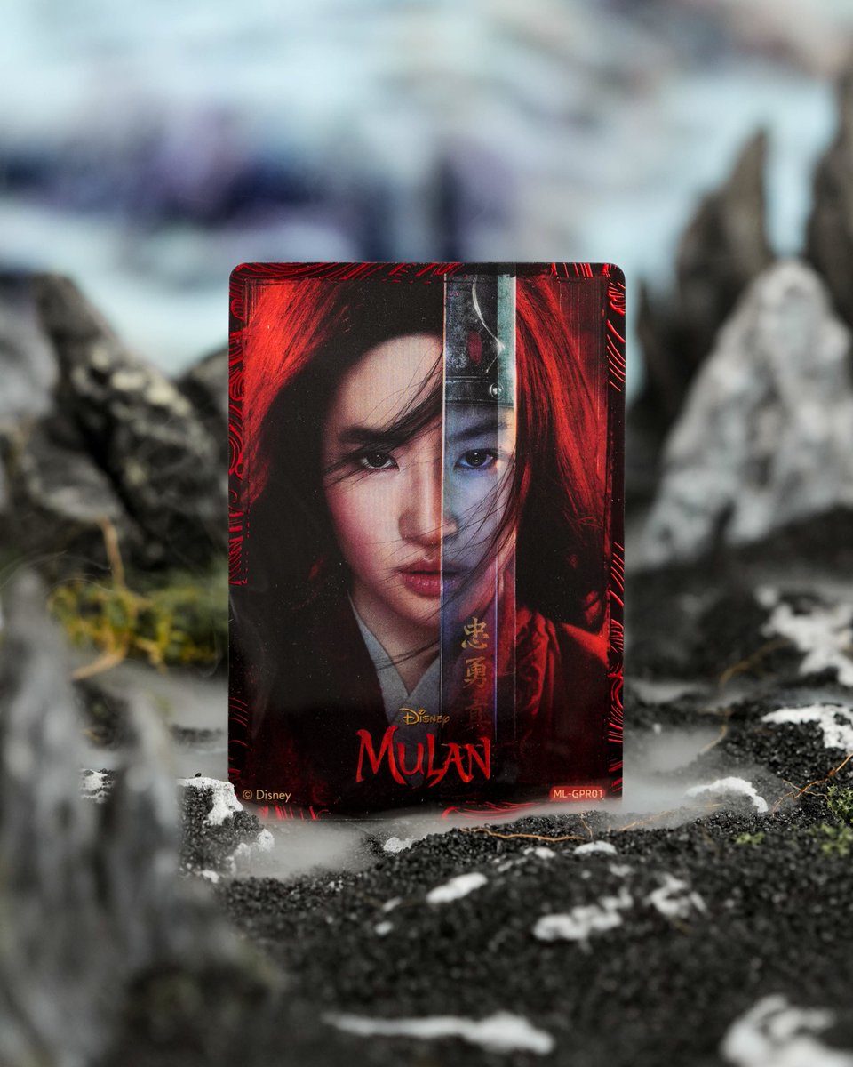 CardFunOfficial's tweet photo. "Loyal. Brave. True."

🏷️https://t.co/SSFiIjP68c Mulan Deluxe Edition Trading Cards (PR Card)

#cardfun #tradingcards #disney #disneyprincess #mulan https://t.co/7x6I7NlSzU