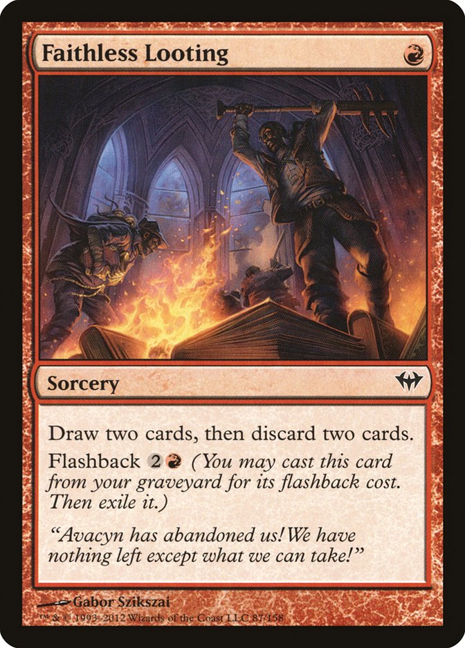 foscaza's tweet photo. @JuecesMagic jugando faithless looting descartando sneaky snacker, entraría en juego? https://t.co/ch579890Q1