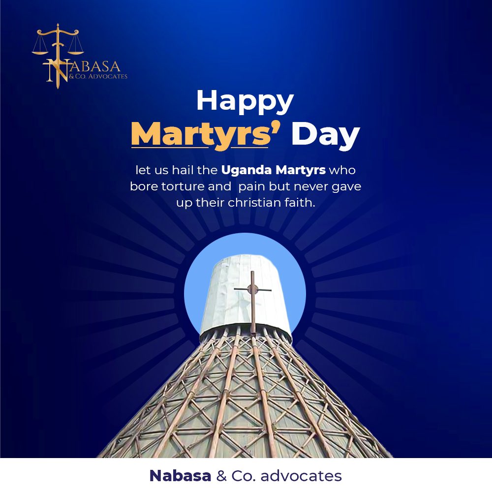 We join everyone in rememberance and celebration of the courage and resilience of Uganda's martyrs. Their legacy lives on in our hearts and minds forever.

 #MartyrsDay