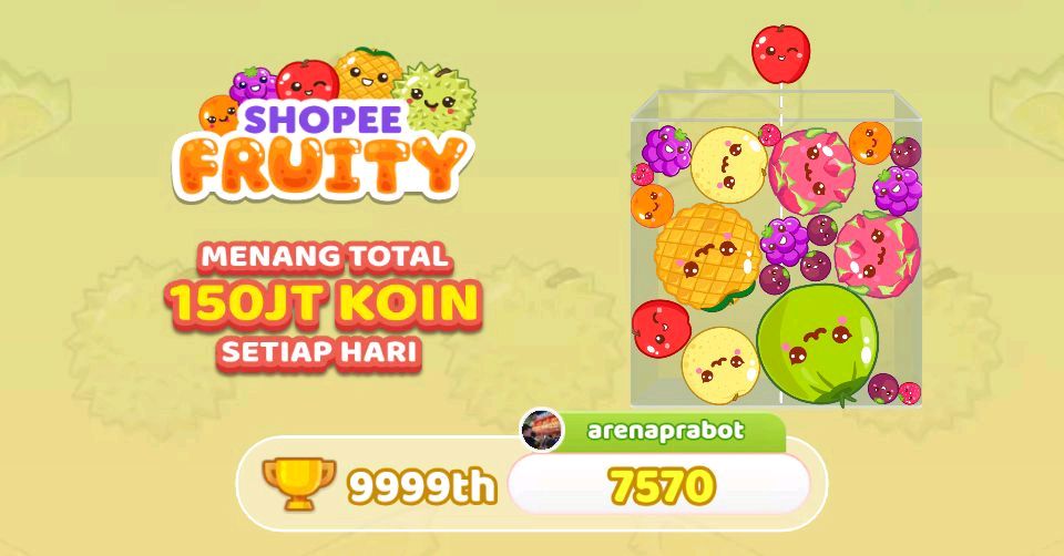 hesya8's tweet photo. Kok, bikin Durian aja ga bisa? Coba main &amp; menang 150JT di Shopee Fruity! https://t.co/ceGs0QCvaz https://t.co/TJ5RQLLJnY