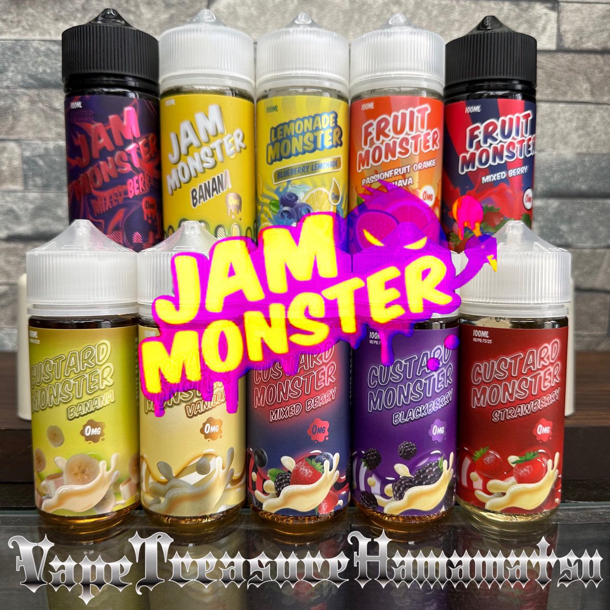 treasure_vape's tweet photo. 皆様こんにちは🌈🤗
今日は穏やかな晴天浜松です🐸さて‼️JamMonsterシリーズ✨新商品と共に着弾致しました🙆♂️本日・今週と沢山の御来店心よりお待ちしております🙇♂️🙇♀️
※今月はお休み頂きますのでご注意・ご確認の程宜しくお願い致しますm(_ _)m
#VapeShopHamamatsu #TREASURE浜松 #入荷
#JAMMONSTER https://t.co/GU6EeGkRpe