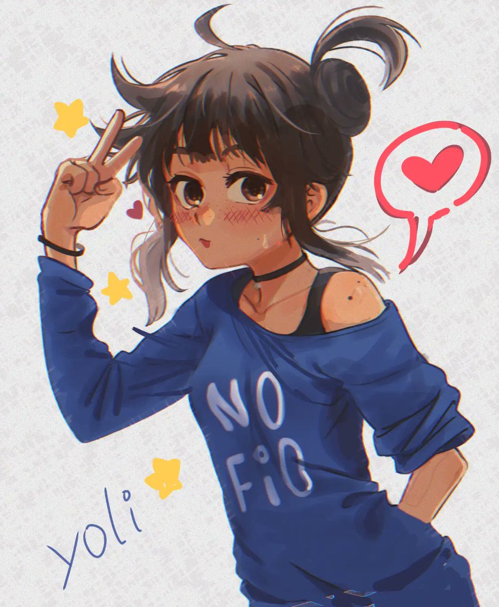 @LIENDo_ART Mi Oc 🇻🇪🇻🇪 (hecho en celular del tercer mundo) ^^/☆