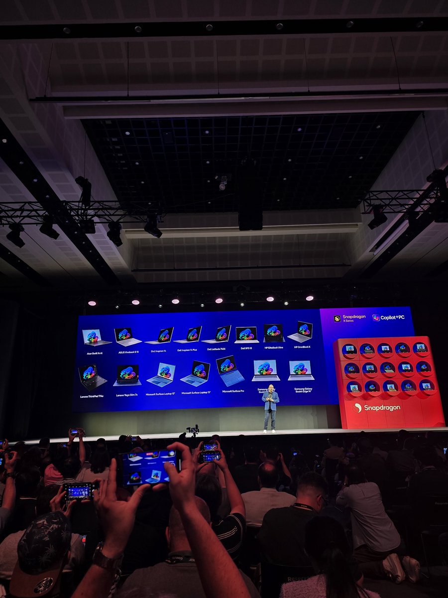 booredatwork's tweet image. Well well #snapdragonxseries and #copilotpluspc is coming to all PC form factors