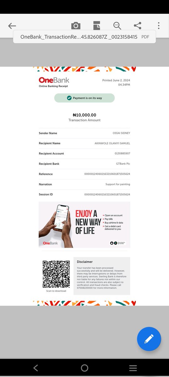 eagle_tutor's tweet photo. @sterlinghelp Here's another transaction from sterling and I didn't receive the money till now. Please, work on these issues as these transactions might be of urgent needs. Thanks https://t.co/V4abHiquPB