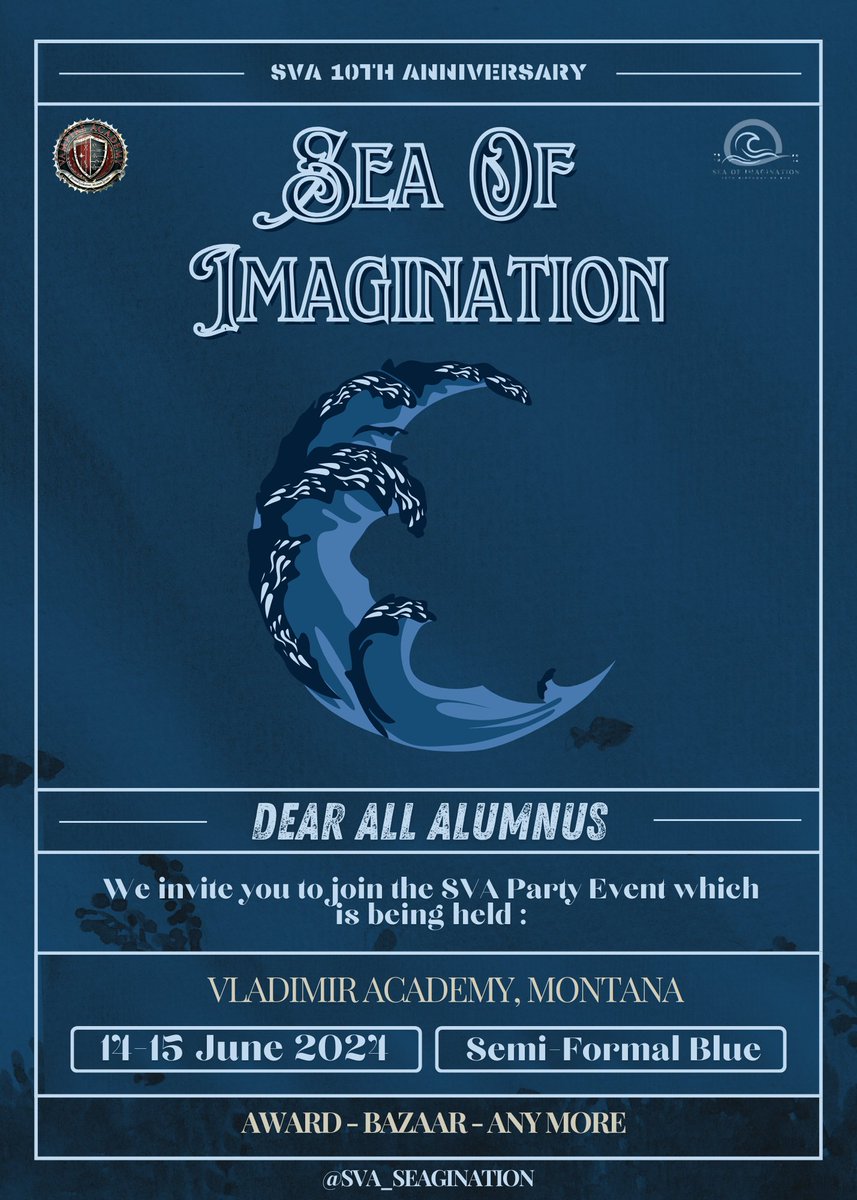 SVA_Humas's tweet image. ㅤ
Greetings to Glory Moroi Alumna!

Join us in commemorating the 10th Anniversary of St. Vladimir Academy. Your presence and blessings would greatly enrich our celebration. Like birthdays, you bring a unique significance to this occasion. Thank you.
ㅤ