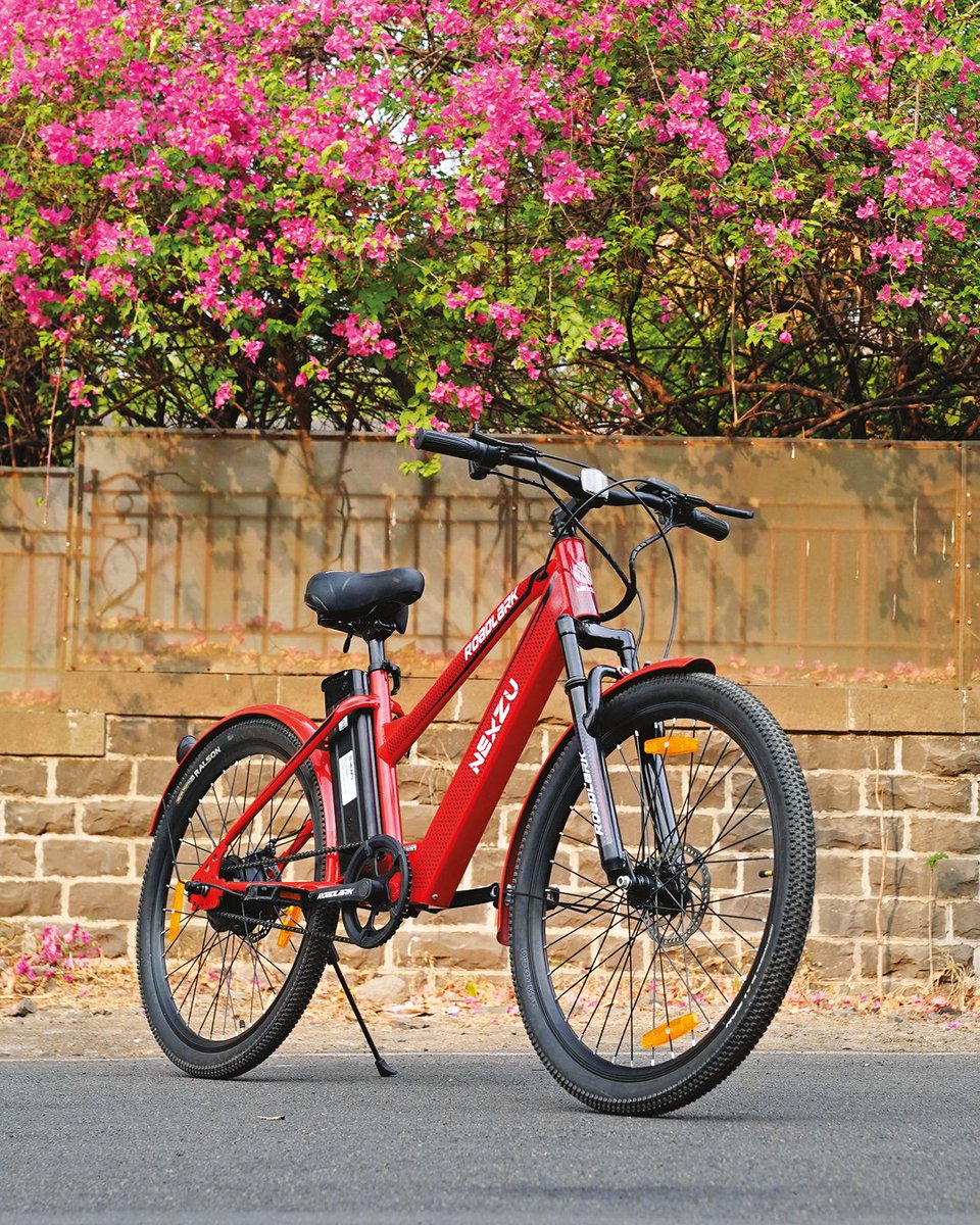 bikeindia's tweet photo. This is our long-term Nexzu Roadlark, with a dual battery setup and a BLDC hub motor on the rear. We have been using it for commuting and running errands. Stay tuned for our review.

@nexzumobility #nexzu #nexzuroadlark #electricbicycle #bikelongterm #bikeindialongterm #bikeindia https://t.co/bnYay96R6b