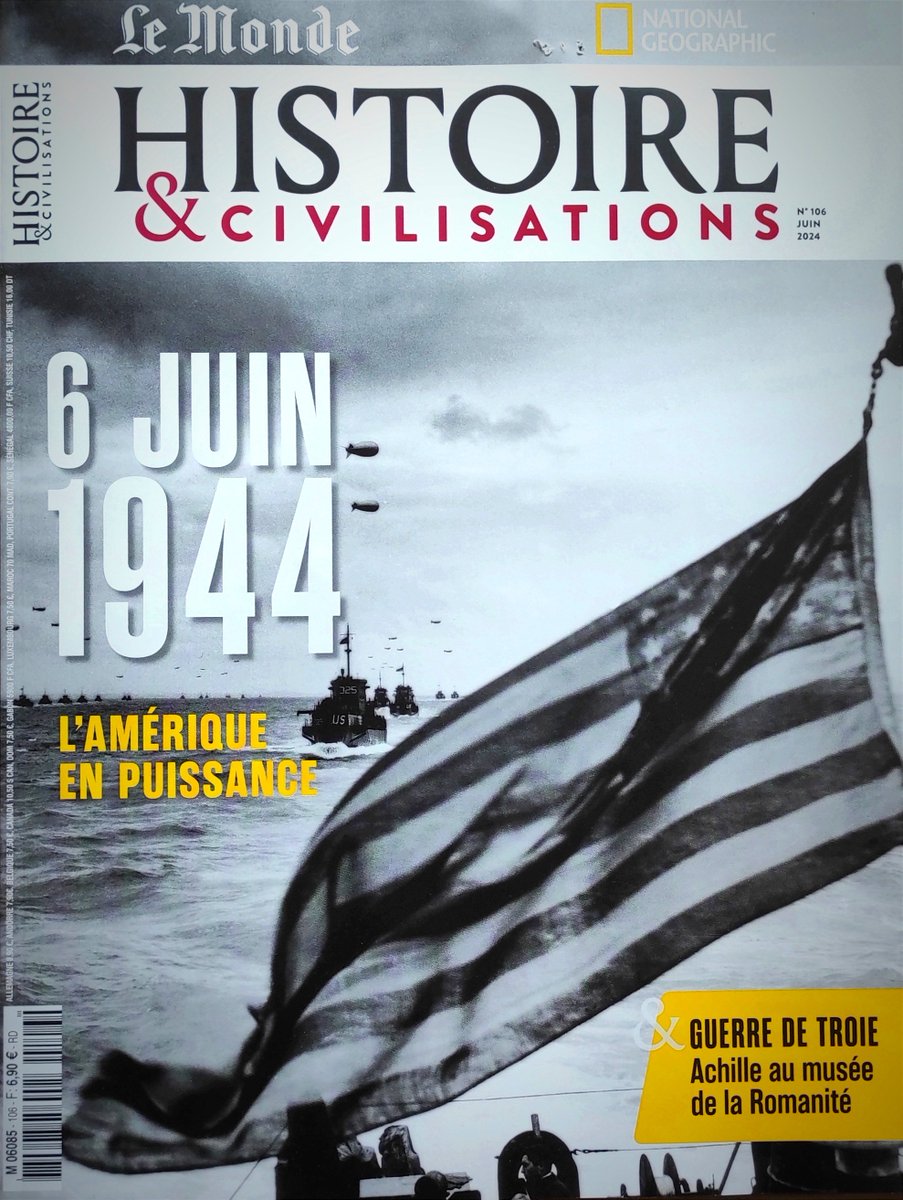 ChristophePrim5's tweet photo. Mon interview pour mon livre "L'Amérique en guerre, 1933-1946" dans la revue " Histoire &amp; Civilisations " de juin 2024 (n°106)

#HistoireCivilisations #LeMonde  #NationalGeographic #lameriqueenguerre #histoire #WW2 #bestseller2024 #livre #EditionsPerrin #Editis #RTL #France3 https://t.co/7q6Vucz8ii