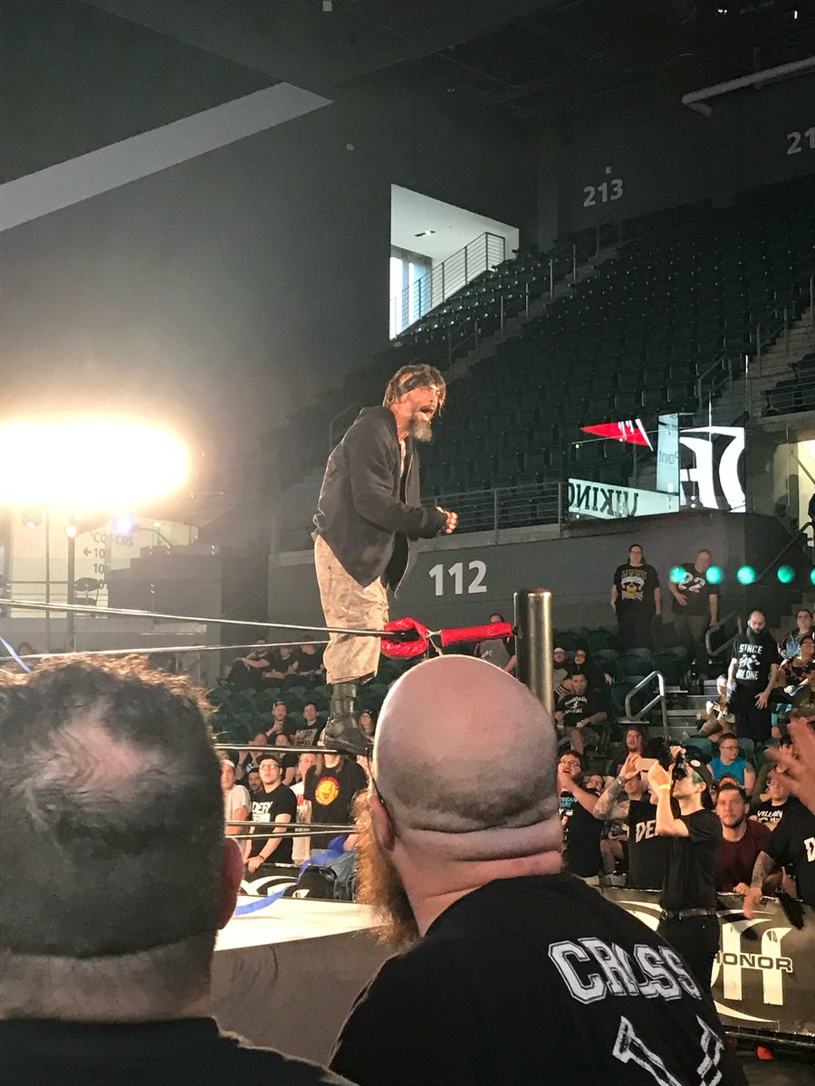 MattJHenson's tweet photo. Went to my first and only @ringofhonor event in Portland with #ROHSOTA, five years ago tonight. I’ll never forget meeting @theDALTONcastle and @RealJeffCobb for the first time, seeing one of my faves in @shane216taylor, and seeing Jay Briscoe for the last time in person. 😢 https://t.co/WkxsVJo9rF
