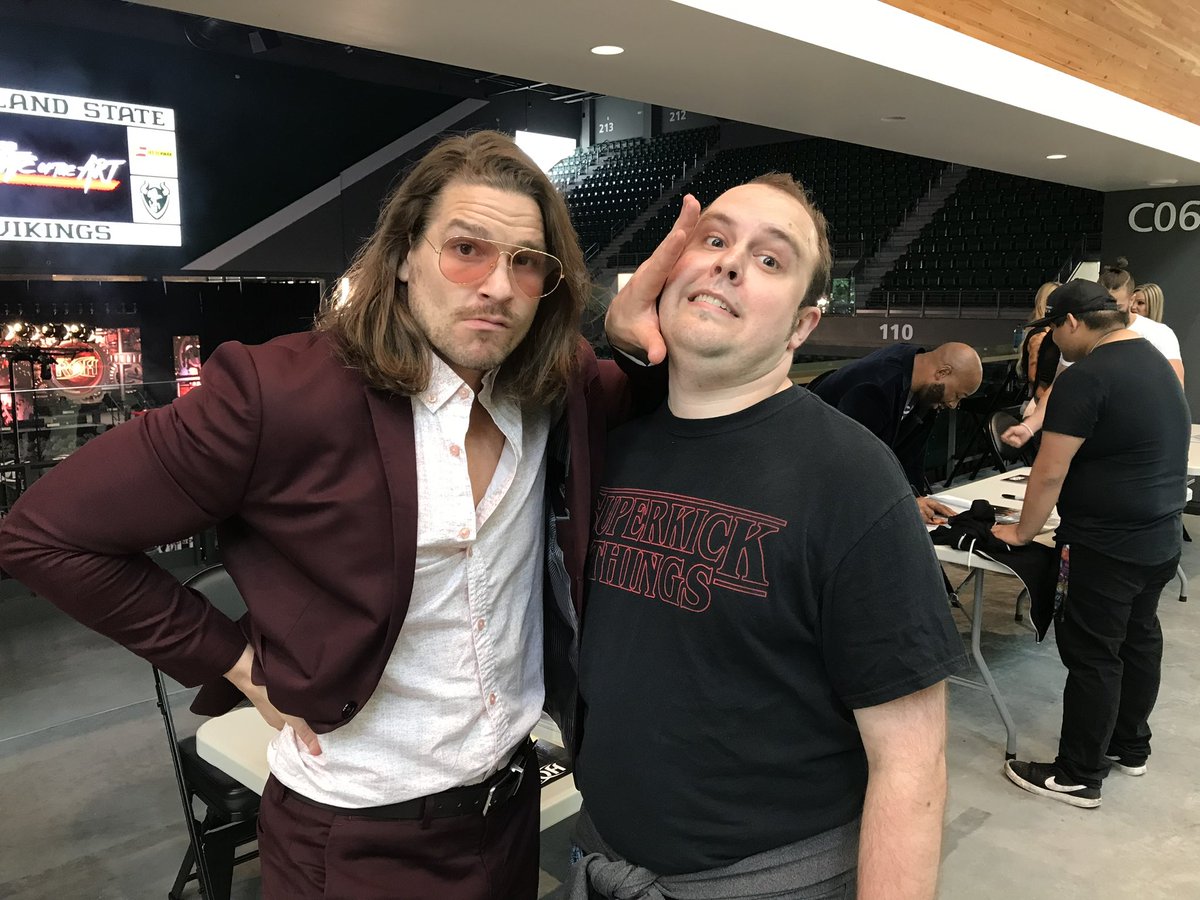 MattJHenson's tweet photo. Went to my first and only @ringofhonor event in Portland with #ROHSOTA, five years ago tonight. I’ll never forget meeting @theDALTONcastle and @RealJeffCobb for the first time, seeing one of my faves in @shane216taylor, and seeing Jay Briscoe for the last time in person. 😢 https://t.co/WkxsVJo9rF