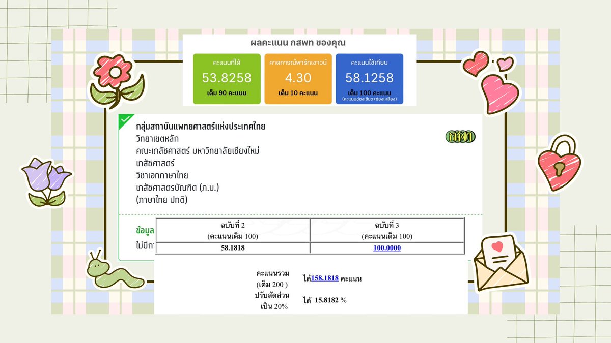 pmxstudy's tweet image. เธรดเตรียมตัวสอบ ver.ซิ่วไปเรียนไป(ดรอปเทอม2)

เราคะแนนค่อนข้างน้อย สิ่งที่เราแนะนำเป็นเพียงแนวทางและประสบการณ์ส่วนตัวของเรานะคะ ถ้ามีอะไรอยากถามเพิ่มเติมdmมาได้เลยค่ะ ปล.ปีก่อนเราก็เรียนเภสัชนะคะแค่ย้ายมหาลัยค่ะ #dek68 #dek67 #เด็กซิ่ว