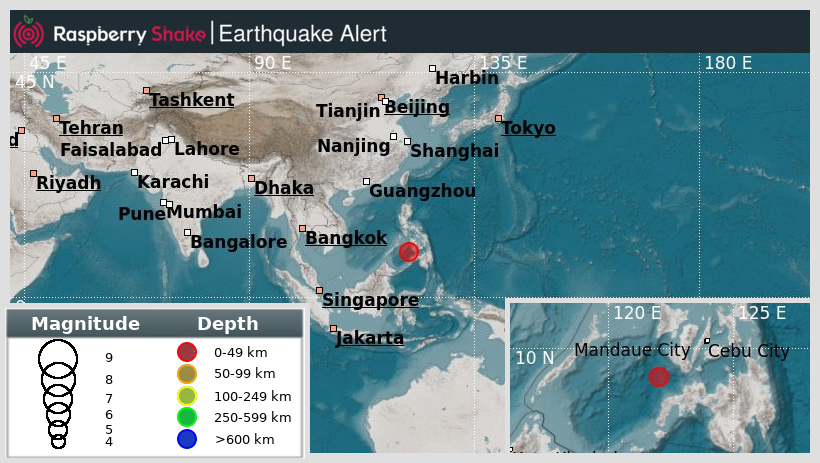 raspishakEQ's tweet photo. Preliminary M5.0 #Earthquake
ID: #rs2024kxdiei
92km from #Basay, #Mindanao,Philippines
2024-06-03 05:46 UTC
Source: #GFZ
@raspishake
Join the largest #CitizenScience EQ community ➡ https://t.co/Y5O0dgJqJF
EVENT ➡ https://t.co/WWjDBMtwkR https://t.co/rWelB2d3au