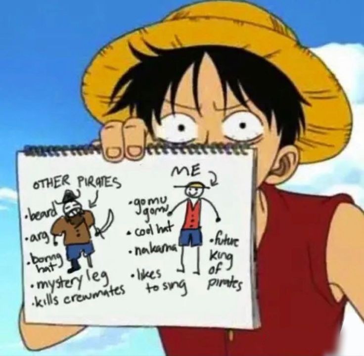 Blue_0possum's tweet photo. Child 'n Luffy https://t.co/xzqIZKNPSD