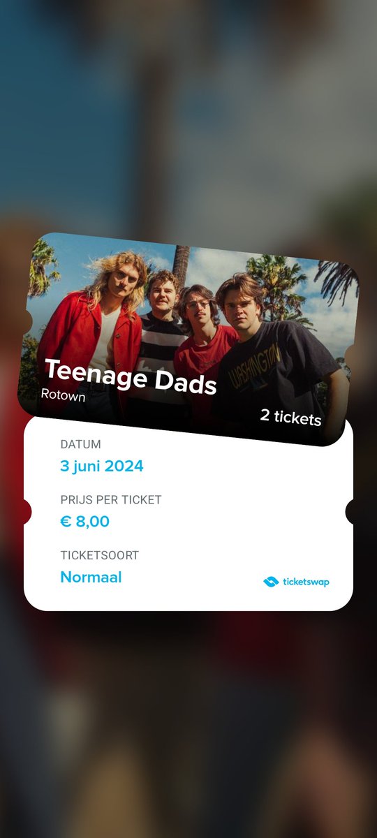 Teenage dads in Rotown vanavond. 
ticketswap.nl/listing/teenag…