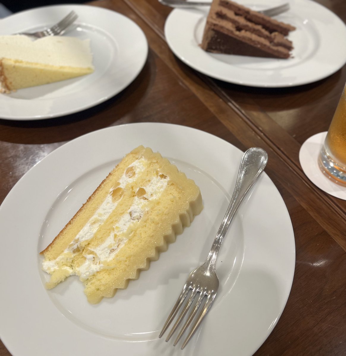 행복한 점심🍝🍰💚💚💚