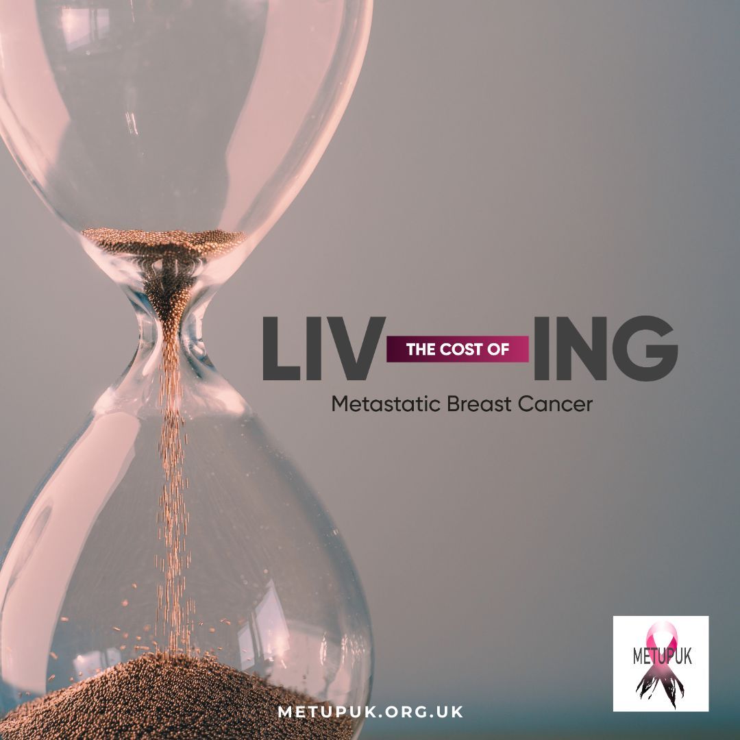 METUPUKorg's tweet image. 1/4 #MetastaticMay started our campaign across social media about the #CostofLiving.

We have a fantastic creative team behind METUPUK &amp;amp; the logo is a great representation of the messaging we are getting out about #metastaticbreastcancer

#severitymodifier