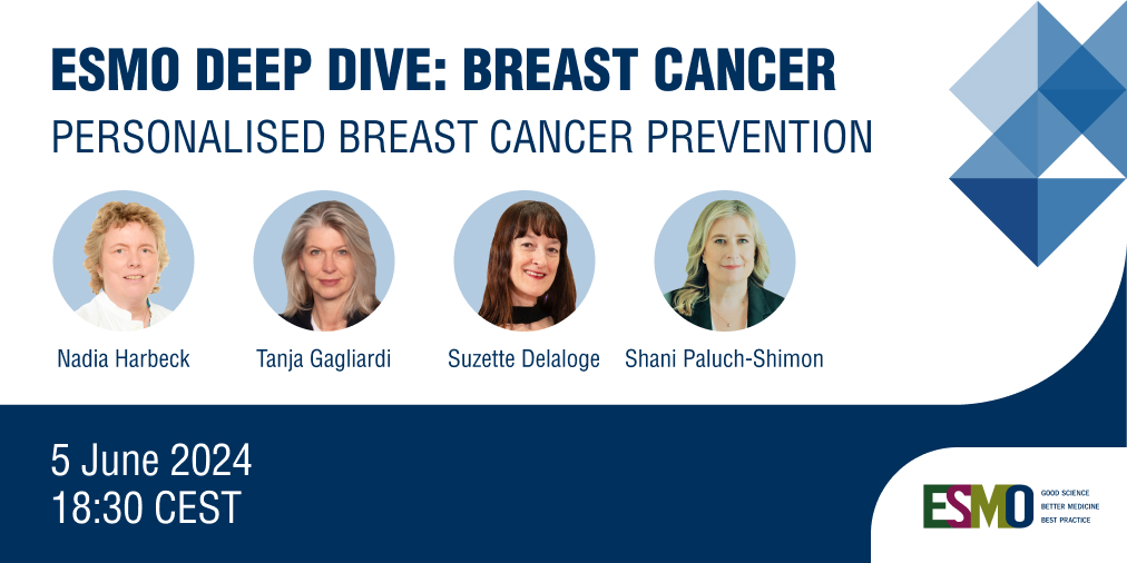 ➡️ Enhance your ESMO membership! Register now to delve into #BreastCancer knowledge and engage with experts in real-time. Don't miss out on staying informed and connected. Register now: 🔗 ow.ly/Ix9C50ROHpk