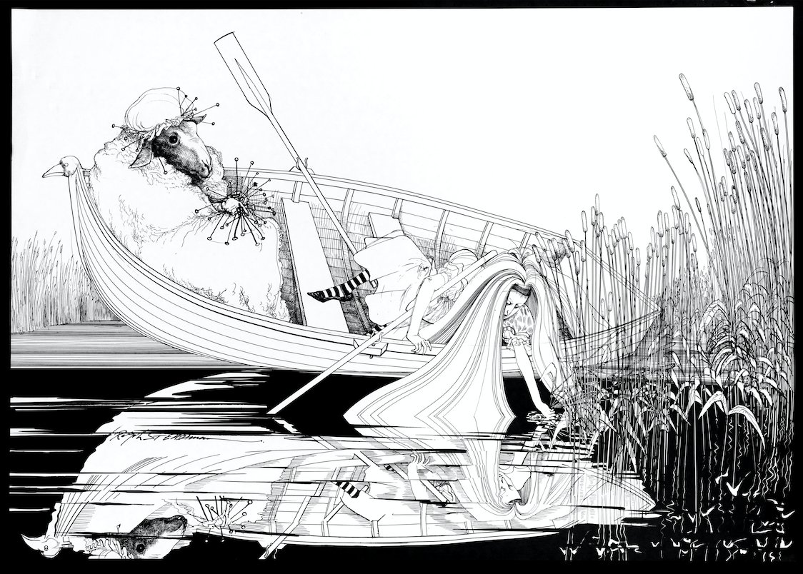 A dreamy day on the river...

#BoatingWeek #AliceInWonderland #RalphSteadman