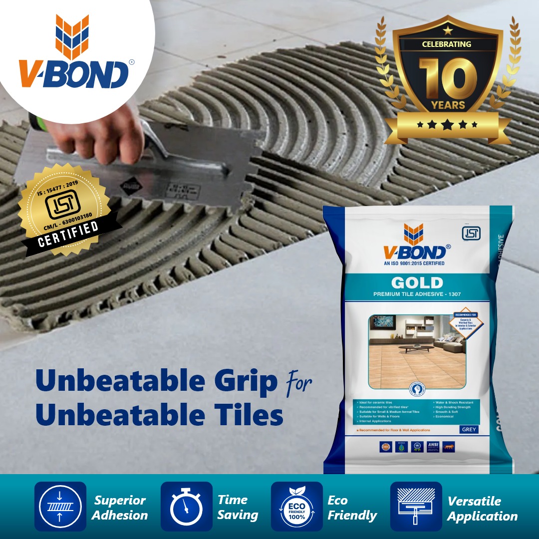 value_bond's tweet image. Transform your space with the unbeatable grip of V Bond Tile Adhesive! 🏡✨ Experience super adhesion, save time, and go green with our eco-friendly, versatile solution for flawless tiles.
#vbond #tileadhesive #superadhesion #ecofriendly #ecobuild #tileadhesive #epoxygrout #vbond