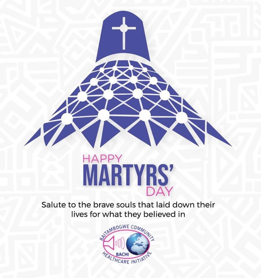 OrgBachi's tweet photo. Today, we commemorate the bravery of those #ugandamartyrs who sacrificed their life for Christianity. 
“ salute to the brave souls that laid down their life for what they believed in”
#martyrsday https://t.co/eMTBnPf5pD