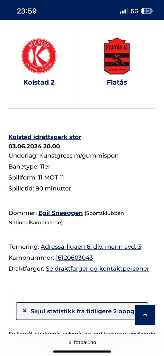 Vi tar imot serieleder Flatås til seriekamp i parken! 
Skikkeli lokalderby om hierarkiet på sørsia!
Ta med regnjakke,poncho ka d mått vær å møt opp! Kan ikke lov at <a href="/thesaldo/">christian thesen</a> har åpna kiosken!