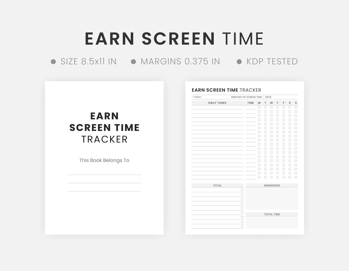 GraphicMarts's tweet image. 📱 Manage screen time effectively with our Editable Earn Screen Time Checklist for Teens &amp;amp; Kids, and Printable Screen Time Chore Chart Tracker! Balance tech time with chores &amp;amp; activities. 🕒📝 #ScreenTimeManagement #ChoreChart #FamilyBalance

lnkd.in/gBzHBdKS