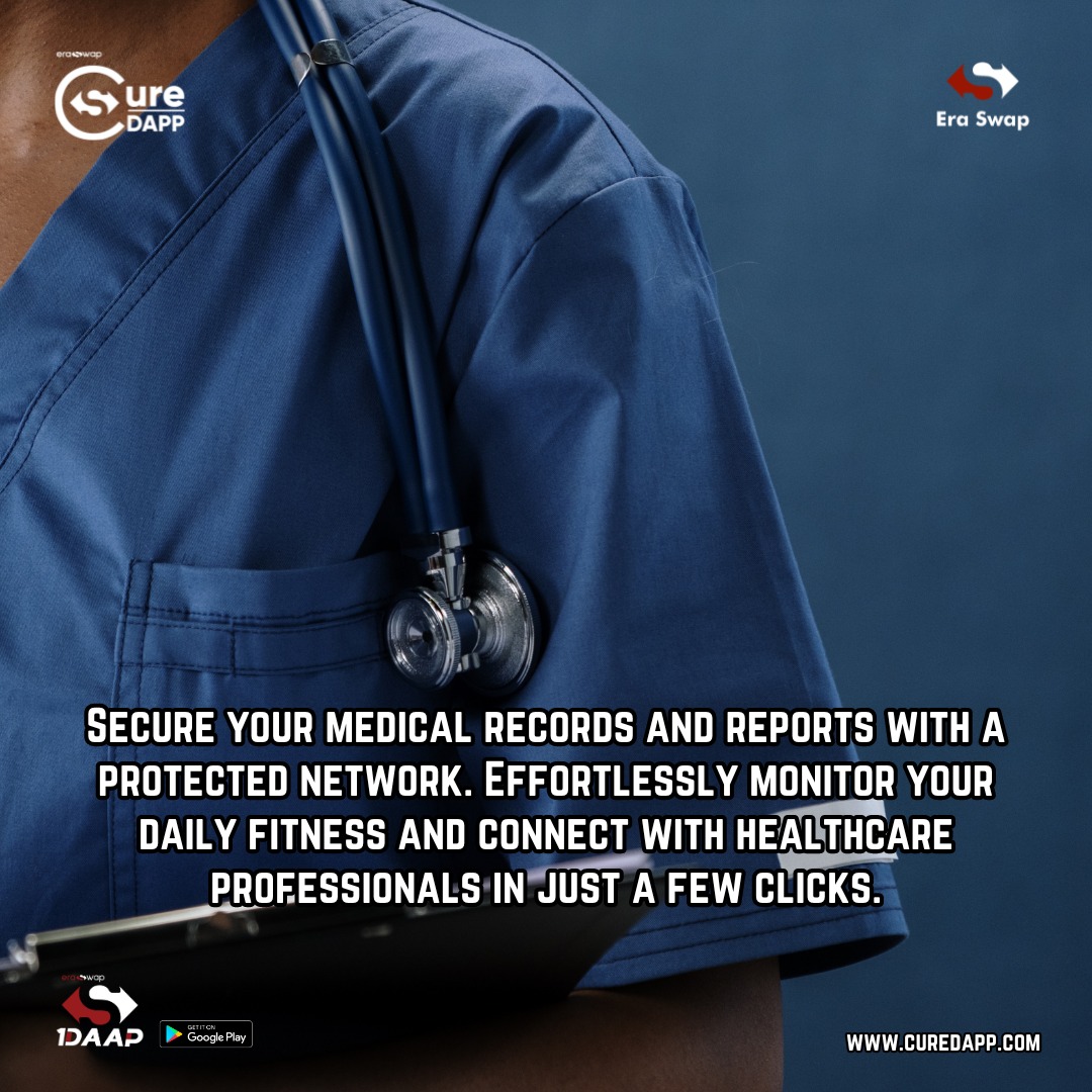 EraSwapTech's tweet photo. Secure your medical records and reports with a protected network. Effortlessly monitor your daily fitness and connect with healthcare professionals in just a few clicks. https://t.co/19qWoM2IrB

For a complete #CureDApp, Guide, checkout this Video:
https://t.co/tIEOVtj24O https://t.co/cGOBhX3xL1