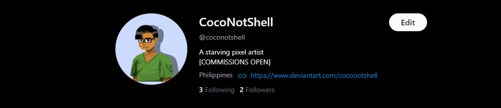 CocoNotShell (Still open for commissions) tweet media