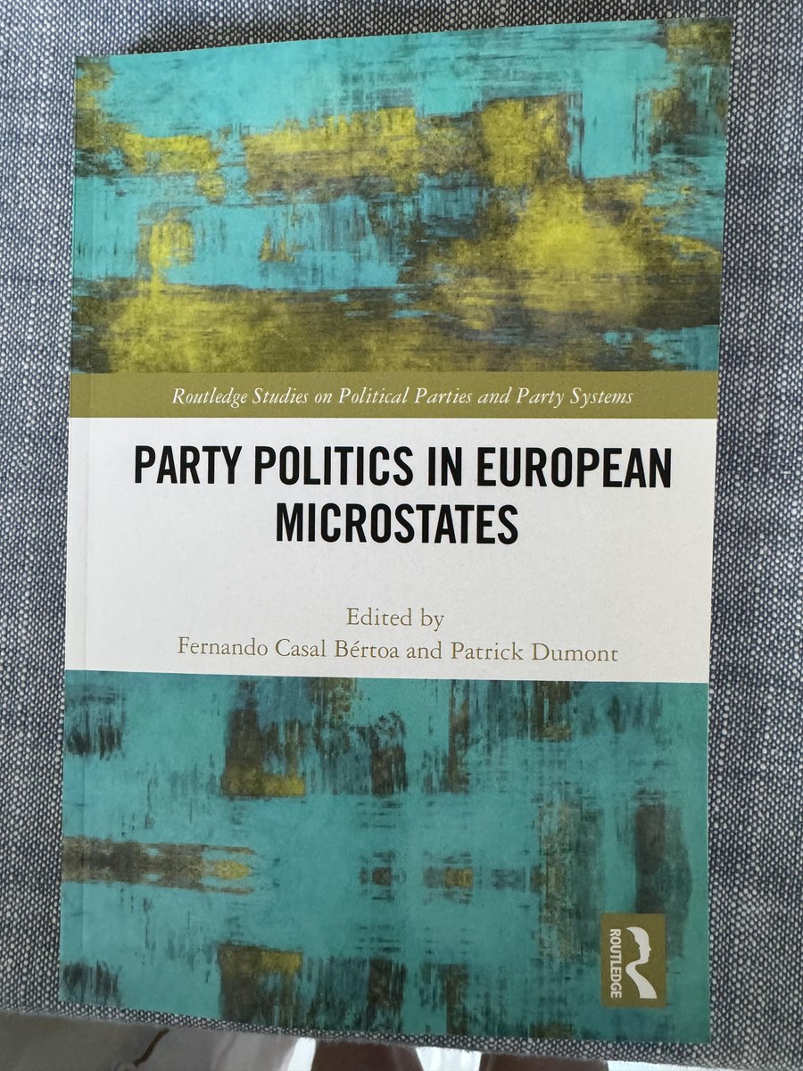Fernando CasalBertoa (@casalbertoa) on Twitter photo A real pleasure to see this book co-edited with Patrick Dumond (<a href="/politicsANU/">ANU School of Politics & International Relations</a>) for <a href="/routledgebooks/">Routledge Books</a>
already in paperback! 😊 routledge.com/Party-Politics… <a href="/JuliMinoves/">Juli Minoves</a> <a href="/pg_citizen/">Ivan Vukovic</a> A real pleasure to see this book co-edited with Patrick Dumond (<a href="/politicsANU/">ANU School of Politics & International Relations</a>) for <a href="/routledgebooks/">Routledge Books</a>
already in paperback! 😊 routledge.com/Party-Politics… <a href="/JuliMinoves/">Juli Minoves</a> <a href="/pg_citizen/">Ivan Vukovic</a>