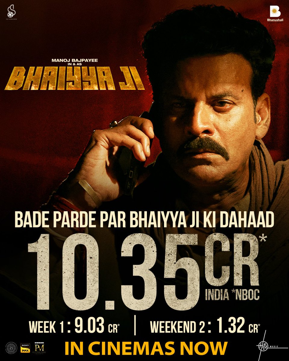 manoj bajpayee (@bajpayeemanoj) on Twitter photo Audience ka dil jeet rahe hain Bhaiyya Ji! ❤️🔥
Book your tickets now. 🎟️
🔗 : bit.ly/BMS_BhaiyyaJi
Miliye #BhaiyyaJi se aapke nazdeeki cinema-gharon mein.
#MB100
<a href="/Suvinder_Vicky/">Suvinder Vicky</a> <a href="/jatinact/">Jatin Goswami</a> @sharmamatvipin <a href="/zyhssn/">Zoya Hussain</a> <a href="/apoorvkarki88/">Apoorv Singh Karki</a> <a href="/vinodbhanu/">Vinod Bhanushali</a> #KamleshBhanushali <a href="/iamsameksha/">Samiksha Shael Oswal</a> Audience ka dil jeet rahe hain Bhaiyya Ji! ❤️🔥
Book your tickets now. 🎟️
🔗 : bit.ly/BMS_BhaiyyaJi
Miliye #BhaiyyaJi se aapke nazdeeki cinema-gharon mein.
#MB100
<a href="/Suvinder_Vicky/">Suvinder Vicky</a> <a href="/jatinact/">Jatin Goswami</a> @sharmamatvipin <a href="/zyhssn/">Zoya Hussain</a> <a href="/apoorvkarki88/">Apoorv Singh Karki</a> <a href="/vinodbhanu/">Vinod Bhanushali</a> #KamleshBhanushali <a href="/iamsameksha/">Samiksha Shael Oswal</a>