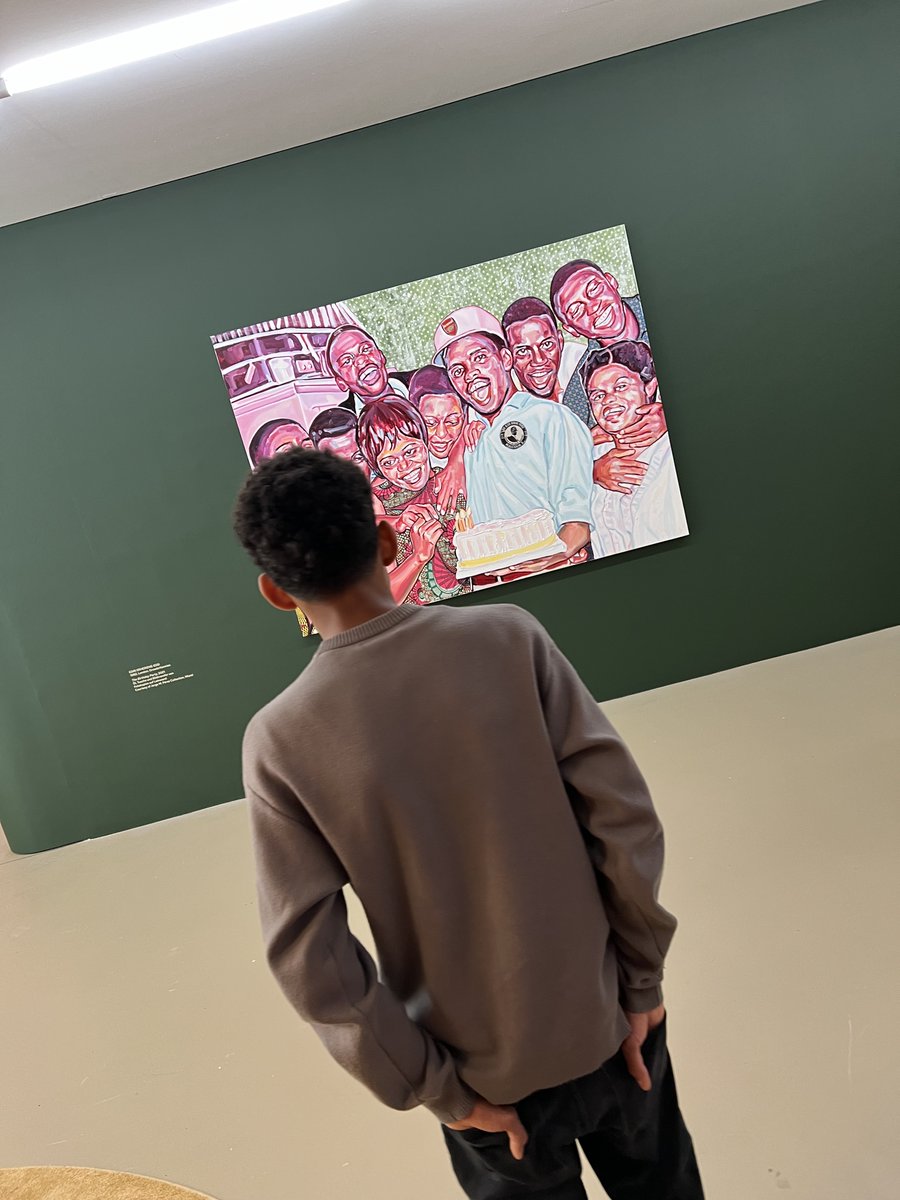 ajbwell's tweet photo. Swiss Father’s Day with my son, Noah ❤️ 

👀 WHEN WE SEE US. A CENTURY OF BLACK FIGURATION IN PAINTING at Gegenwart 
#kunstmuseumbasel #kumubasel https://t.co/49sG75pKBW