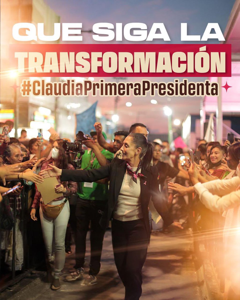 FabiolaCorrea_'s tweet photo. Continúa la transformación, la historia ha puesto a todos y todo en donde debe ir.
#ClaudiaPresidentaDeMéxico2024 https://t.co/6VWcwKSdRs