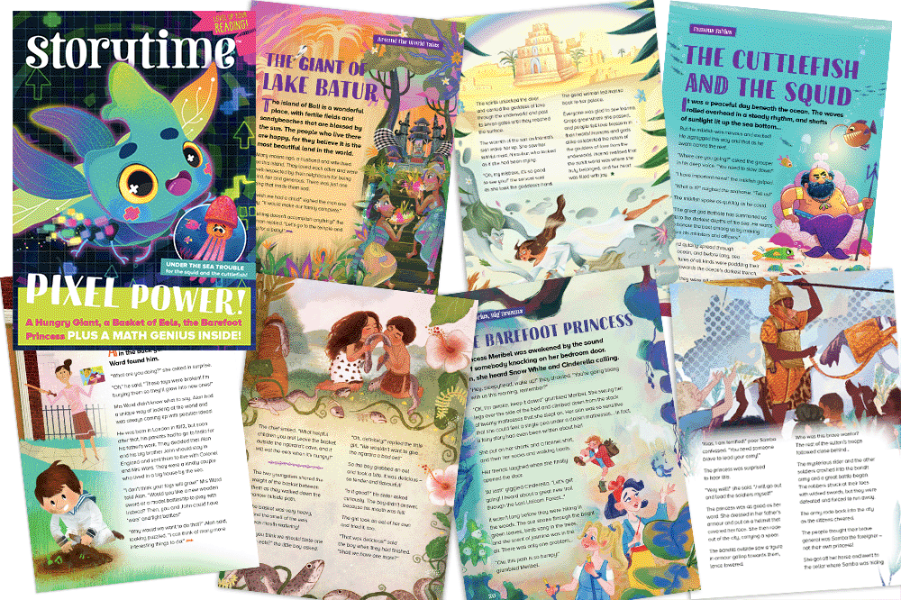 StorytimeMag's tweet image. A sneak peek of the latest Storytime issue is here! We are kick-starting your summer reading with a coding adventure. Meet Pixel and more fabulous friends inside the issue! ๐คฉ
Watch out for it buzzing through your door this week!
#Storytime #CodingAdventure #SummerKickOff