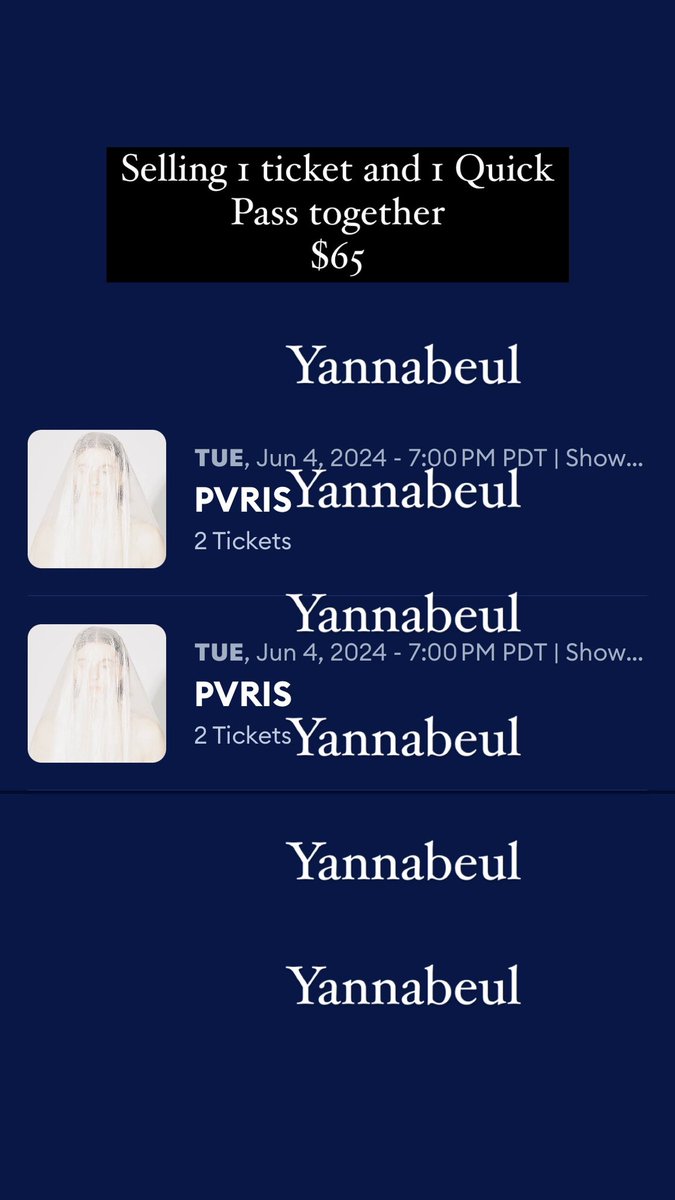 jayhoonsuns's tweet image. #Pvris #PaleWaves 

PLEASE RT 

Hi! For anyone in the Seattle area and listens to PVRIS &amp;amp; Pale Waves, I have one extra ticket to sell and a quick pass, hoping to sell together discounted at $65 for the June 4th Tuesday show at Showbox Sodo

Can send video proof and transfer asap