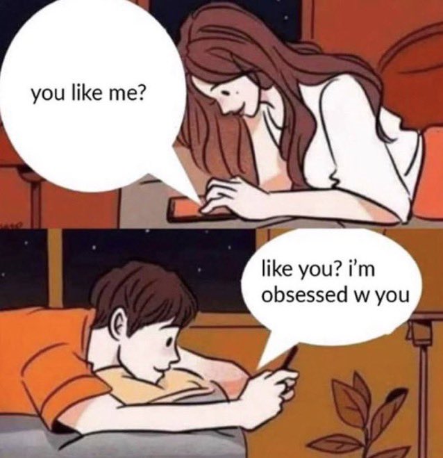 If its not like this I dont want it. I am staying single untill someone is genuinly obsessed with me