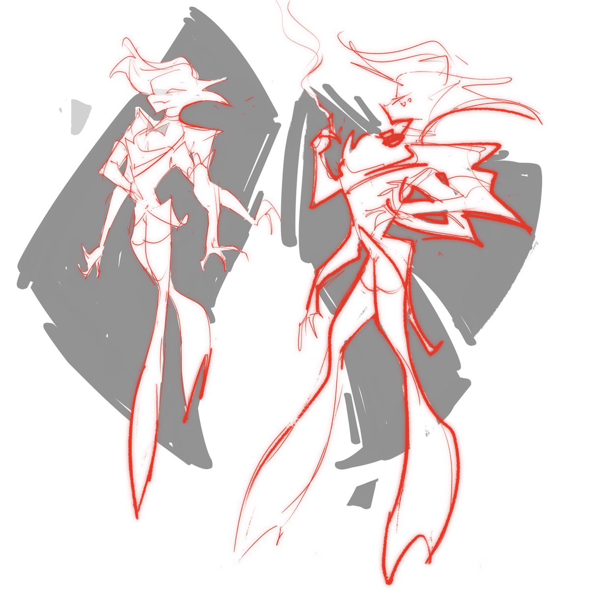 _springheeled's tweet image. Well drew another one #AngelDust  #HazbinHotel