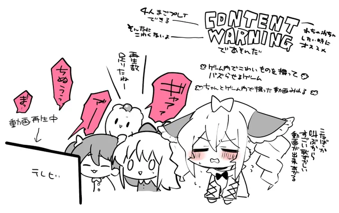 最近遊んだゲーム
Content Warning 