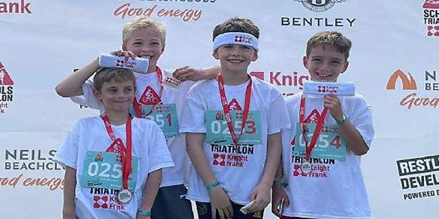 Four  boys at Goring Primary School won a schools triathlon competition.

Edward Williams, Eddie Lancaster, Elliot Parsley and Oscar Franklin were first in the year 3 and 4 group at the event held at Bradfield College.

Read more...

henleystandard.co.uk/news/events/18…