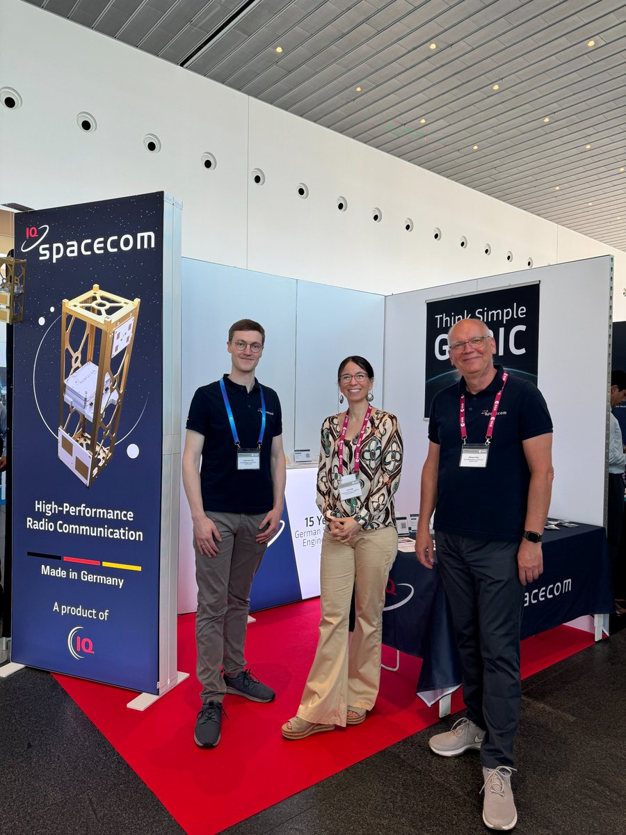 IQspacecom's tweet photo. What an incredible week at the #4SSymposium! 🙌 Thanks to everyone who visited our booth, attended our presentations, and connected with us. We're delighted to see the great interest in our technologies. 
Let's stay in touch: info@iq-spacecom.com
#IQspacecom #SpaceMadeInGermany https://t.co/qXdUtmMpJU