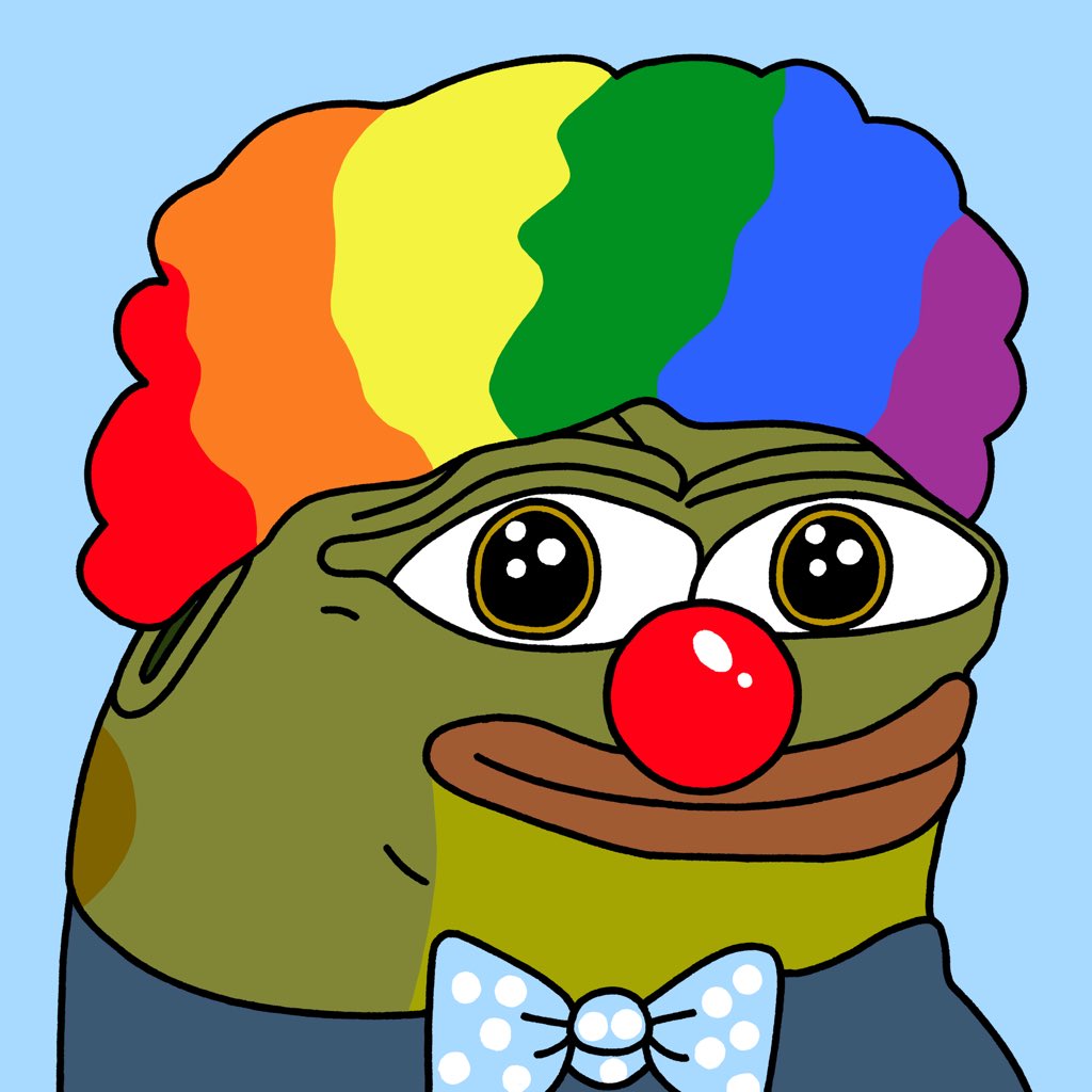 hoppycoinERC20's tweet photo. Don't be a clown. Hold. $HOPPY https://t.co/BW25mN1JOy
